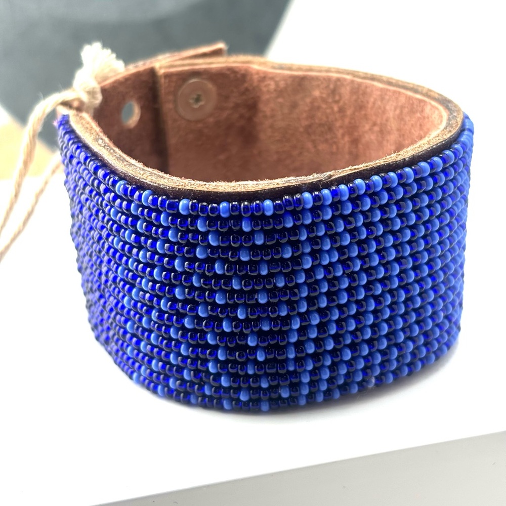 Large Beaded Cuff - Picture 3 of 3